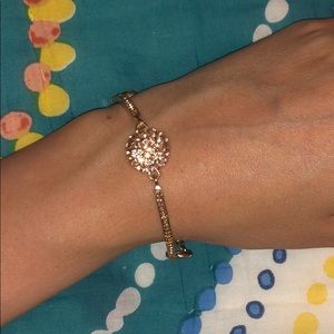 Gold Plated Bracelet CZ